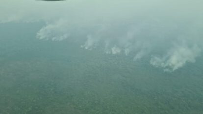 Incendio en el parque Noel Kempff avanza lento y podría ser controlado