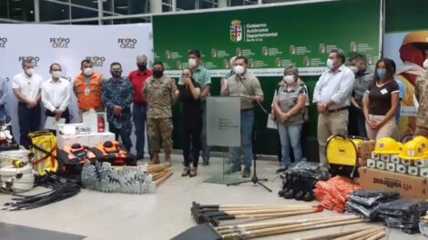 Emergencia departamental por incendios forestales en Santa Cruz
