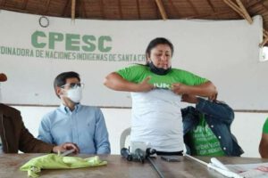 Candidata indígena apoya a Juntos