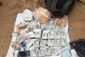 Boliviano aprehendido en frontera con 186 mil dólares