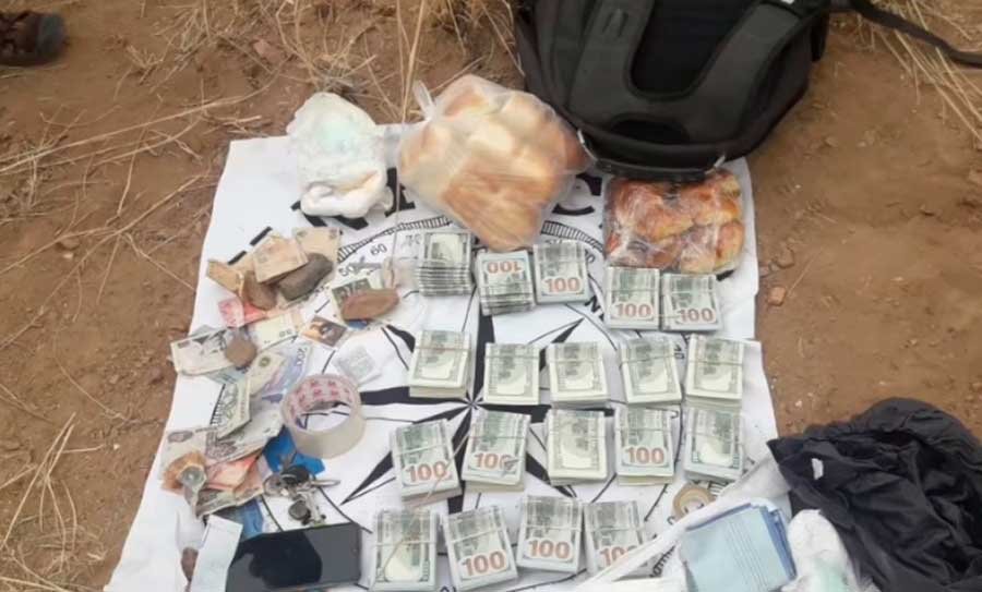 Boliviano aprehendido en frontera con 186 mil dólares