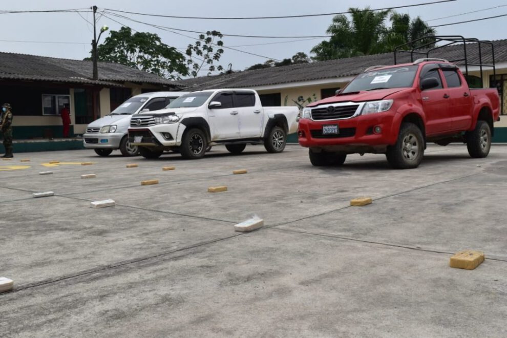 Incautación de cocaína en operativos antidroga