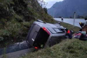 Accidente en Yolosita deja ocho personas heridas