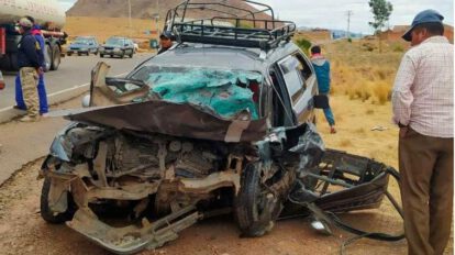 Accidente de tránsito en Potosí