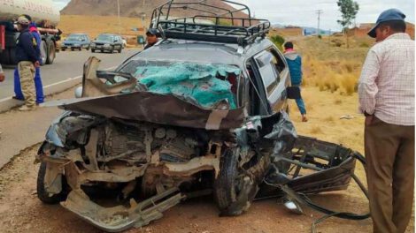 Accidente de tránsito en Potosí