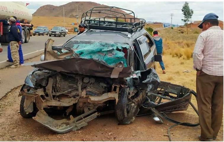 Accidente de tránsito en Potosí