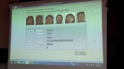 Sorteo de jurados electorales en Oruro