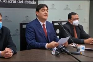 Destitución del procurador general José María Cabrera