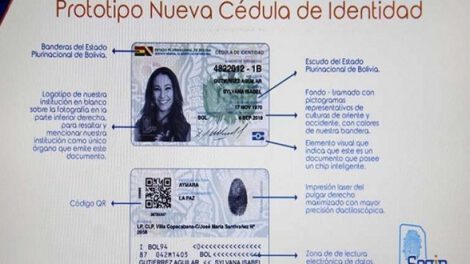 Nueva cédula de identidad con código QR