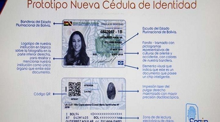 Nueva cédula de identidad con código QR