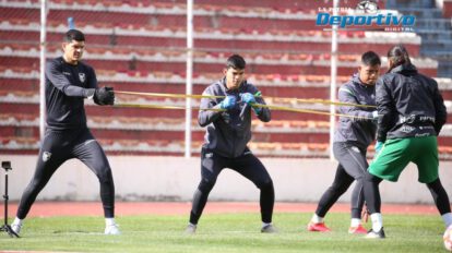Selección boliviana de fútbol se prepara en La Paz