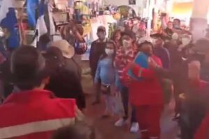 Luis Arce abucheado en Sucre durante su caravana