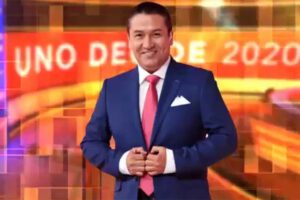 Marcos Montero, periodista de la Red Uno de Santa Cruz