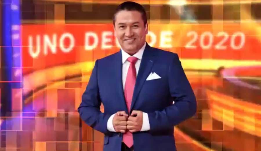 Marcos Montero, periodista de la Red Uno de Santa Cruz