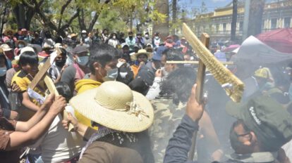 K’oa por la democracia en Cochabamba