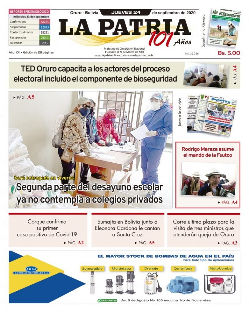 Edición Impresa La Patria