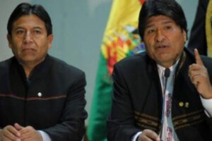 Choquehuanca habló sobre tentaciones y el MAS en conferencia de prensa