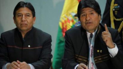 Choquehuanca habló sobre tentaciones y el MAS en conferencia de prensa