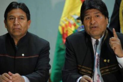 Choquehuanca habló sobre tentaciones y el MAS en conferencia de prensa