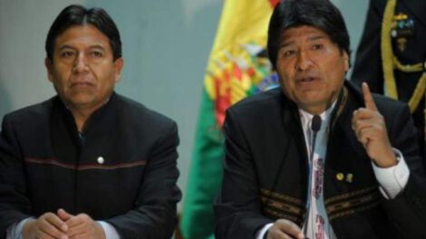 Choquehuanca habló sobre tentaciones y el MAS en conferencia de prensa