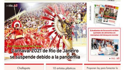 Edición impresa La Patria del 25 de Septiembre de 2020