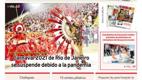 Edición impresa La Patria del 25 de Septiembre de 2020