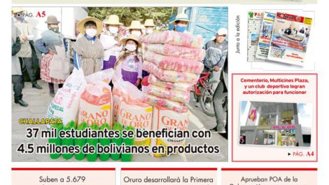 Edición impresa La Patria del 26 de Septiembre de 2020