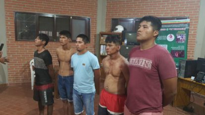 Banda criminal aprehendida en Yapacaní