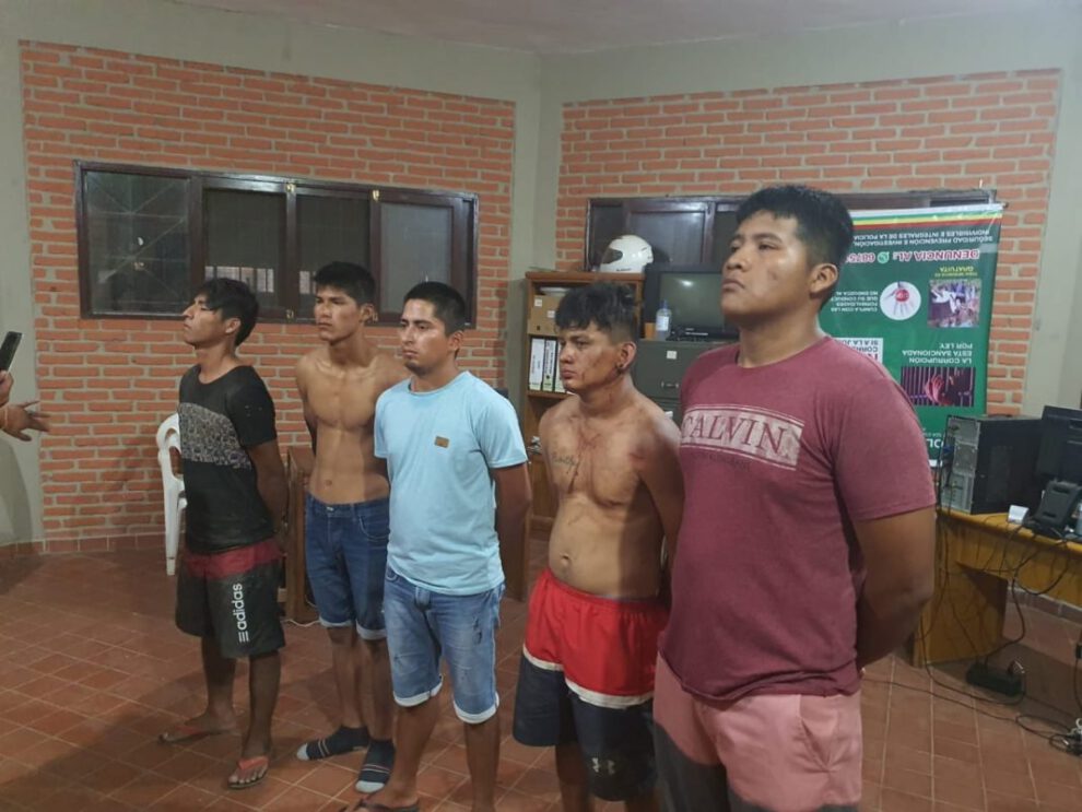 Banda criminal aprehendida en Yapacaní