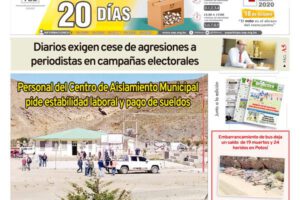 Edición impresa La Patria del 28 de Septiembre de 2020