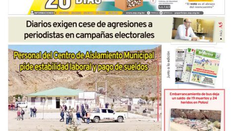 Edición impresa La Patria del 28 de Septiembre de 2020