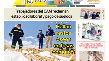 Edición impresa La Patria del 29 de Septiembre de 2020