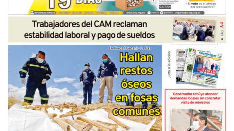 Edición impresa La Patria del 29 de Septiembre de 2020