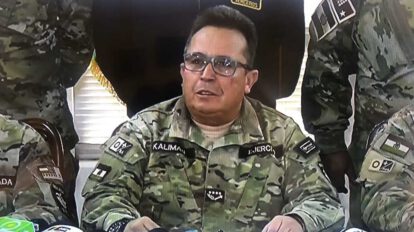 Williams Kaliman, excomandante de las Fuerzas Armadas