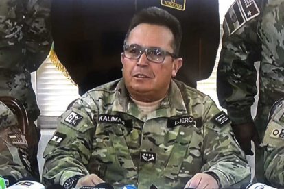 Williams Kaliman, excomandante de las Fuerzas Armadas