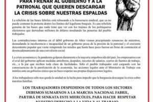 Marcha Fabril Nacional convocada por el Partido Obrero Revolucionario