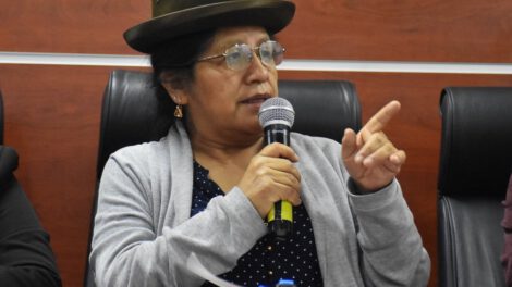 Denuncia del Gobierno contra jueza que benefició a María Eugenia Choque