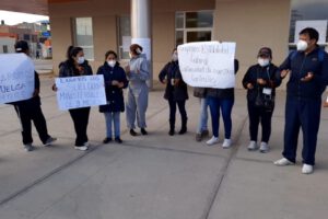 Huelga de hambre personal de salud en Hospital Oruro-Corea