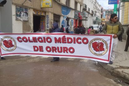 paro médico en Oruro con la esperanza de volver al diálogo