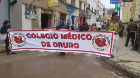 paro médico en Oruro con la esperanza de volver al diálogo