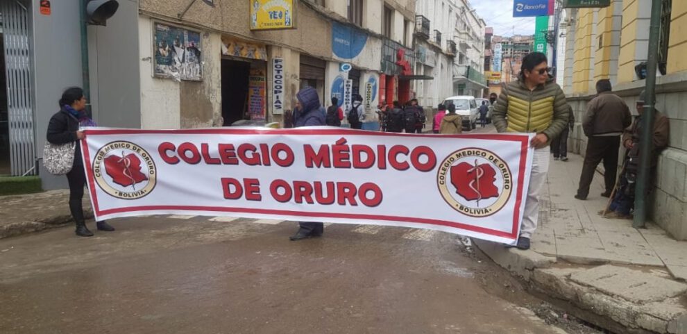 paro médico en Oruro con la esperanza de volver al diálogo