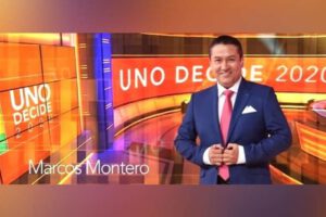 Marcos Montero, periodista de la Red Uno