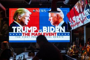 Trump vs. Biden en debate caótico e interrumpido