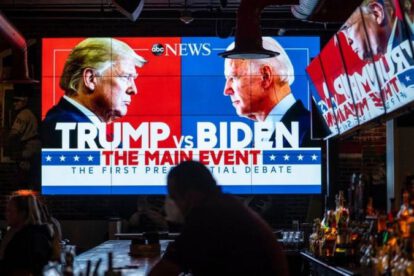 Trump vs. Biden en debate caótico e interrumpido