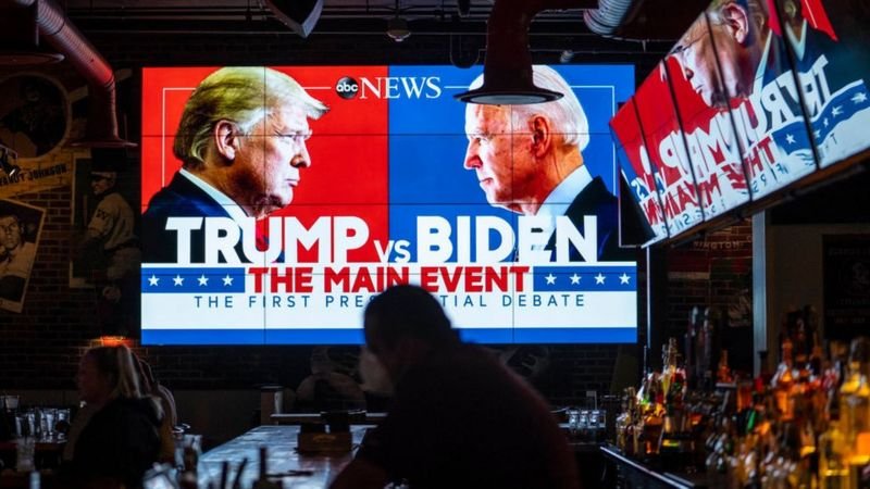 Trump vs. Biden en debate caótico e interrumpido