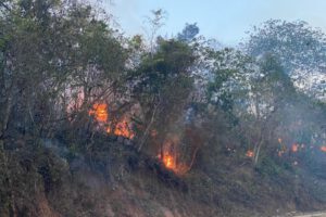 Incendio en San José de Chiquitos