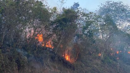 Incendio en San José de Chiquitos