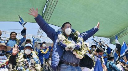 Candidato a la presidencia por el MAS, Luis Arce Catacora