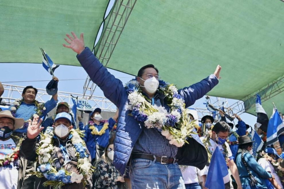 Candidato a la presidencia por el MAS, Luis Arce Catacora