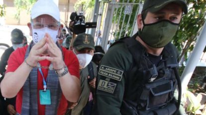 Gonzalo Medina, excoronel de la Policía de Santa Cruz, internado por problemas de salud
